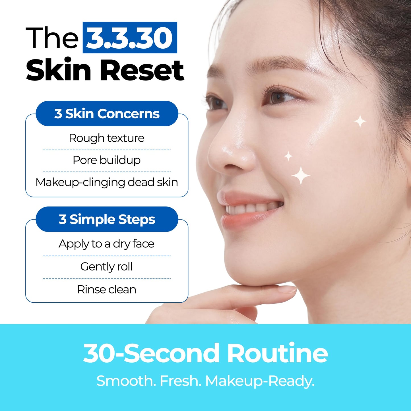 BE THE SKIN BHA+ 30-Second Exfoliator - Gommage Peeling Gel Willow Bark BHA + AHA Melts & Sweeps Dead Skin, Helps Clear Pores & Blackheads, No Harsh Beads for Oily Blemish-Prone Skin | 3.38 fl oz