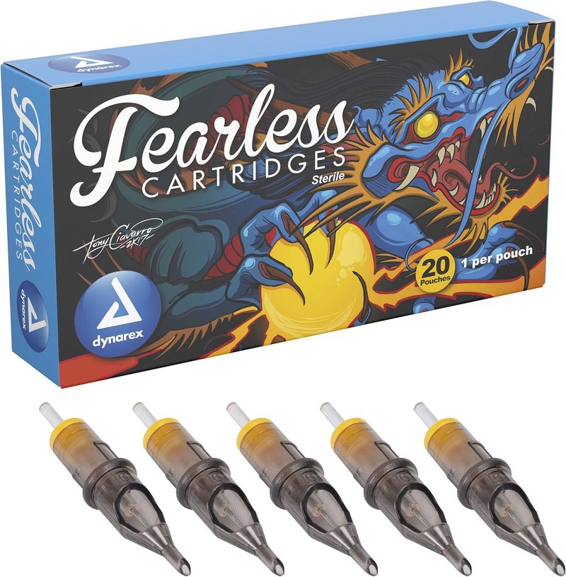 Fearless Tattoo Cartridges - Round Shader 20 Count | Precision Inking