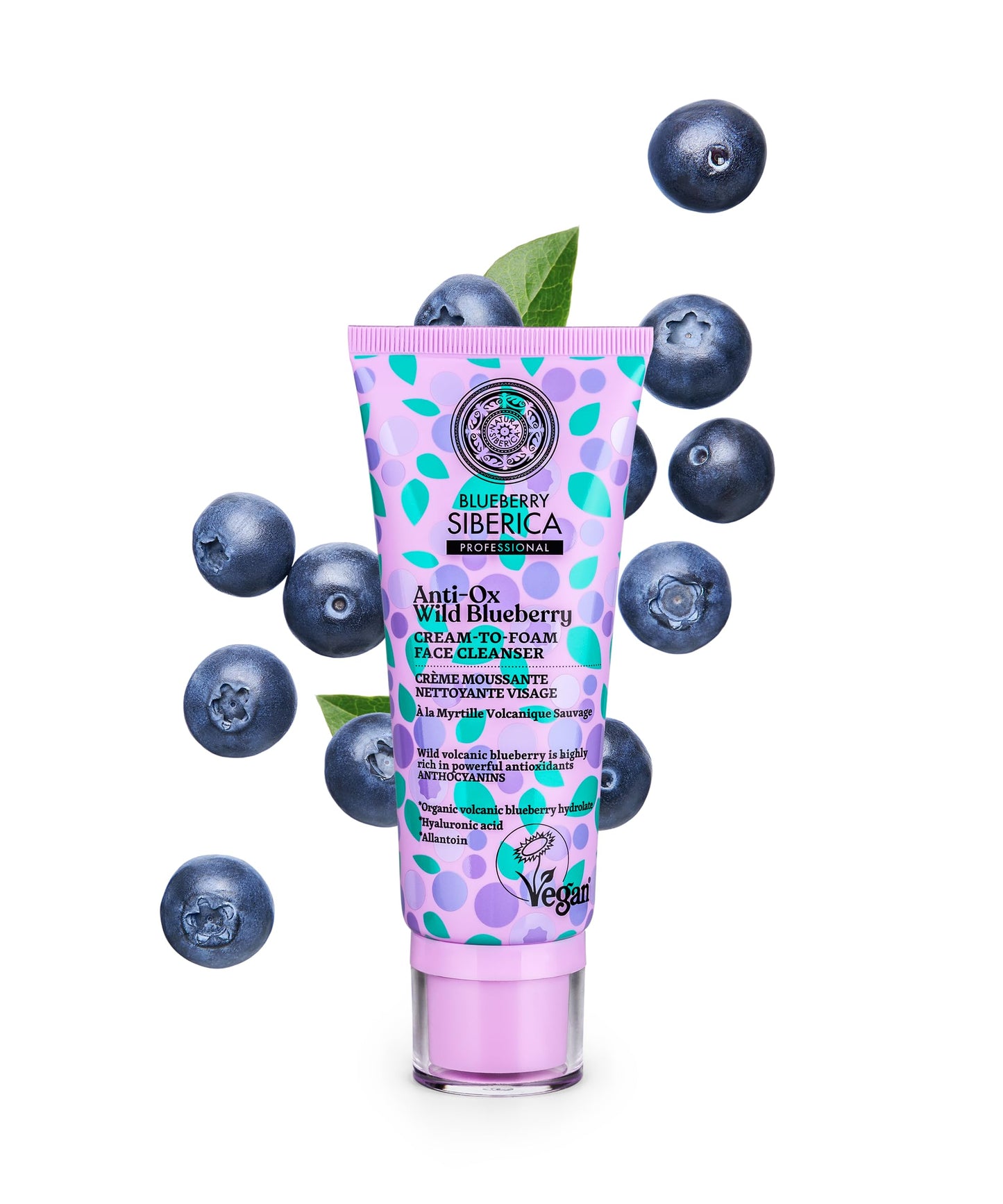 Natura Siberica Natural Anti-OX Wild Blueberry Cream Face Cleanser 100 ml