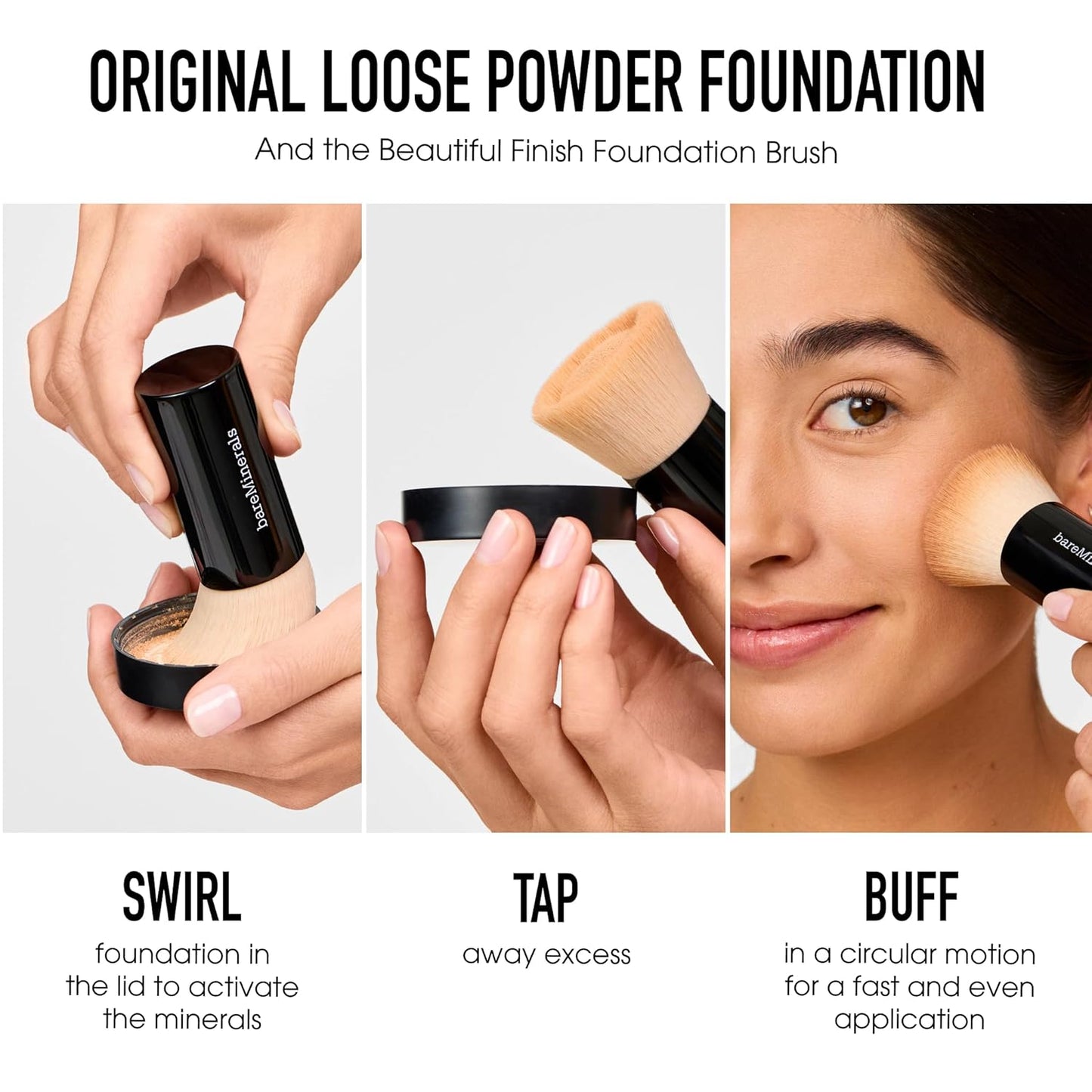 bareMinerals Original Loose Powder Foundation - SPF 15 Sheer to Full Coverage Makeup | Lightweight & Sun Protection