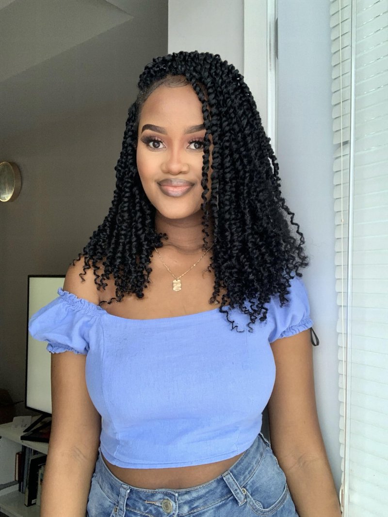 Alrence Miracle Knots Feather Crochet Hair 14 Inch 50 Strands 60g Deep Wave Curly Crochet Hair Protein Fiber Like Human Hair