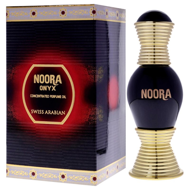 Swiss Arabian Noora Onyx Perfume Oil - Seductive Long-Lasting Fragrance | 0.4 Oz