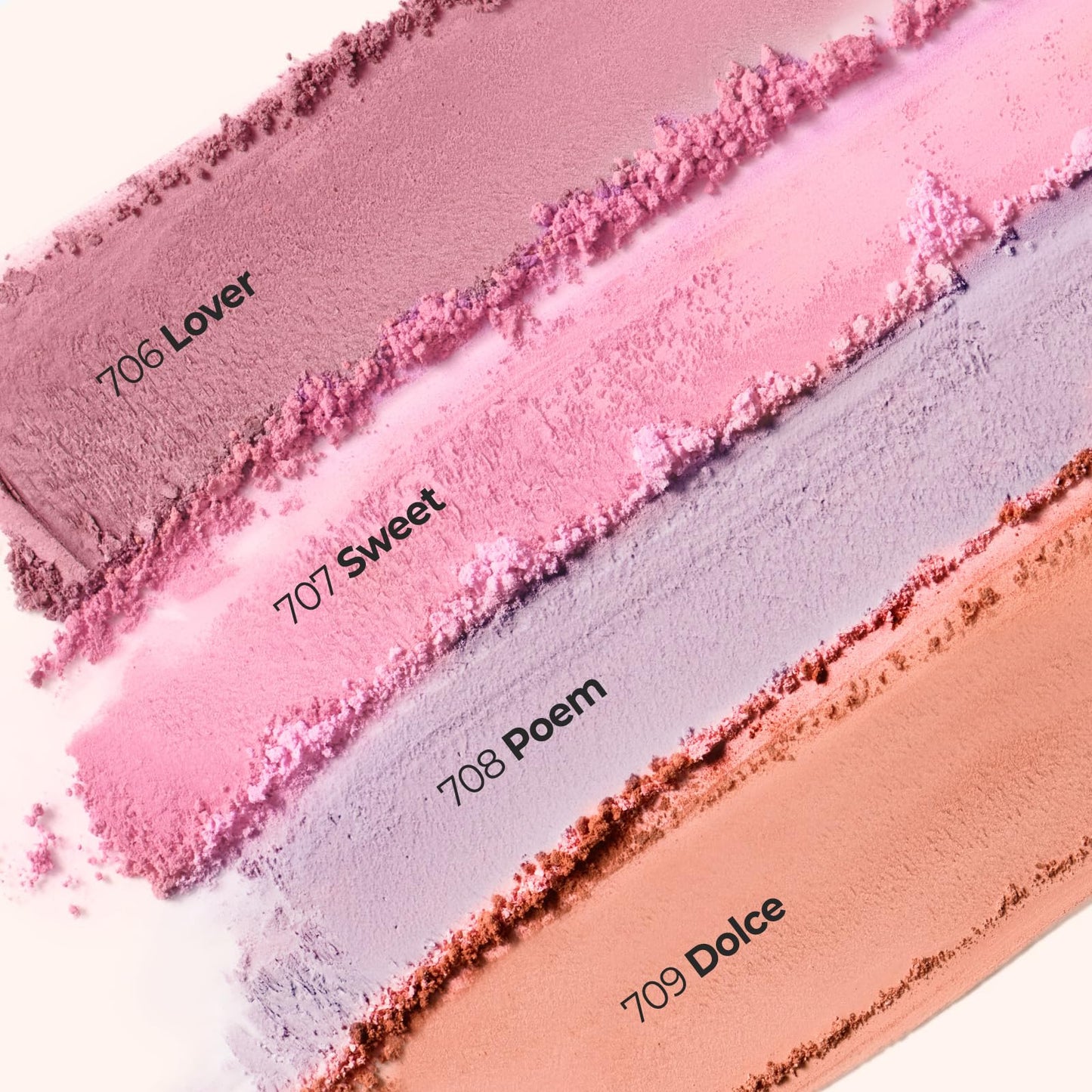Laka Love Silk Blush, Radiant Powder Blush, Silky, Buildable Color with a Natural Glow, Long Lasting, Moisturizing Formula for a Fresh, Flushed Look, K-Beauty (#703 Icon)
