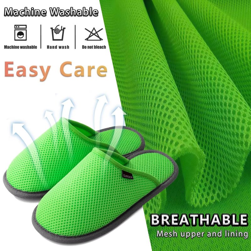 BUGUKI Spa Slippers Set Non-Disposable Washable Non-Slip Guest Slippers for Spa, Hotel, Party Guest and Bedroom, Set of 4 Pairs