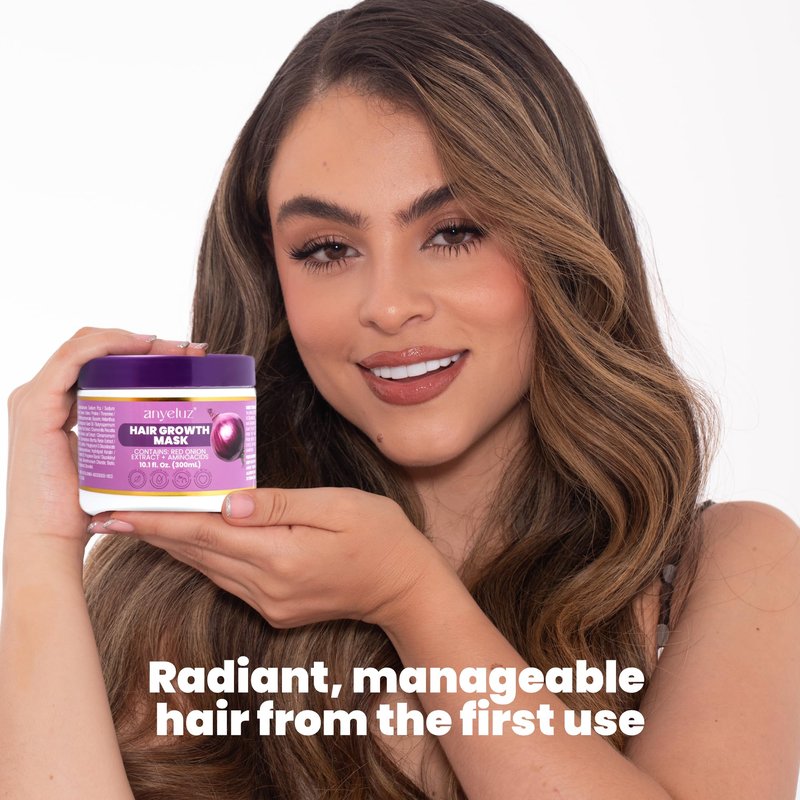 ANYELUZ Onion Hair Mask and Repair Therapy – Hydration, Strengthening, and Color Protection for Healthier Hair