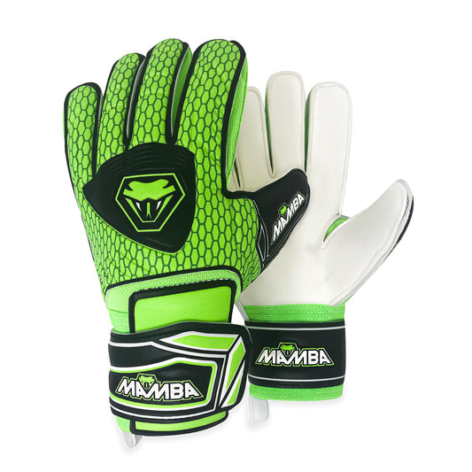 MAMBA Goalkeeper Gloves for Youth & Adult - Premium Quality Latex Palm & Back Hand; Finger Spine Protection & Double Layer Wristband. Goalie Gloves for Men, Women, Boys & Girls (7)