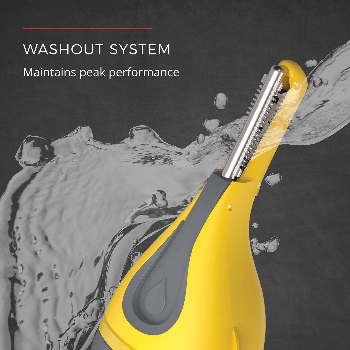 Remington Remington Virtually Indestructible Nose, Ear & Brow Trimmer, Yellow, NE3871