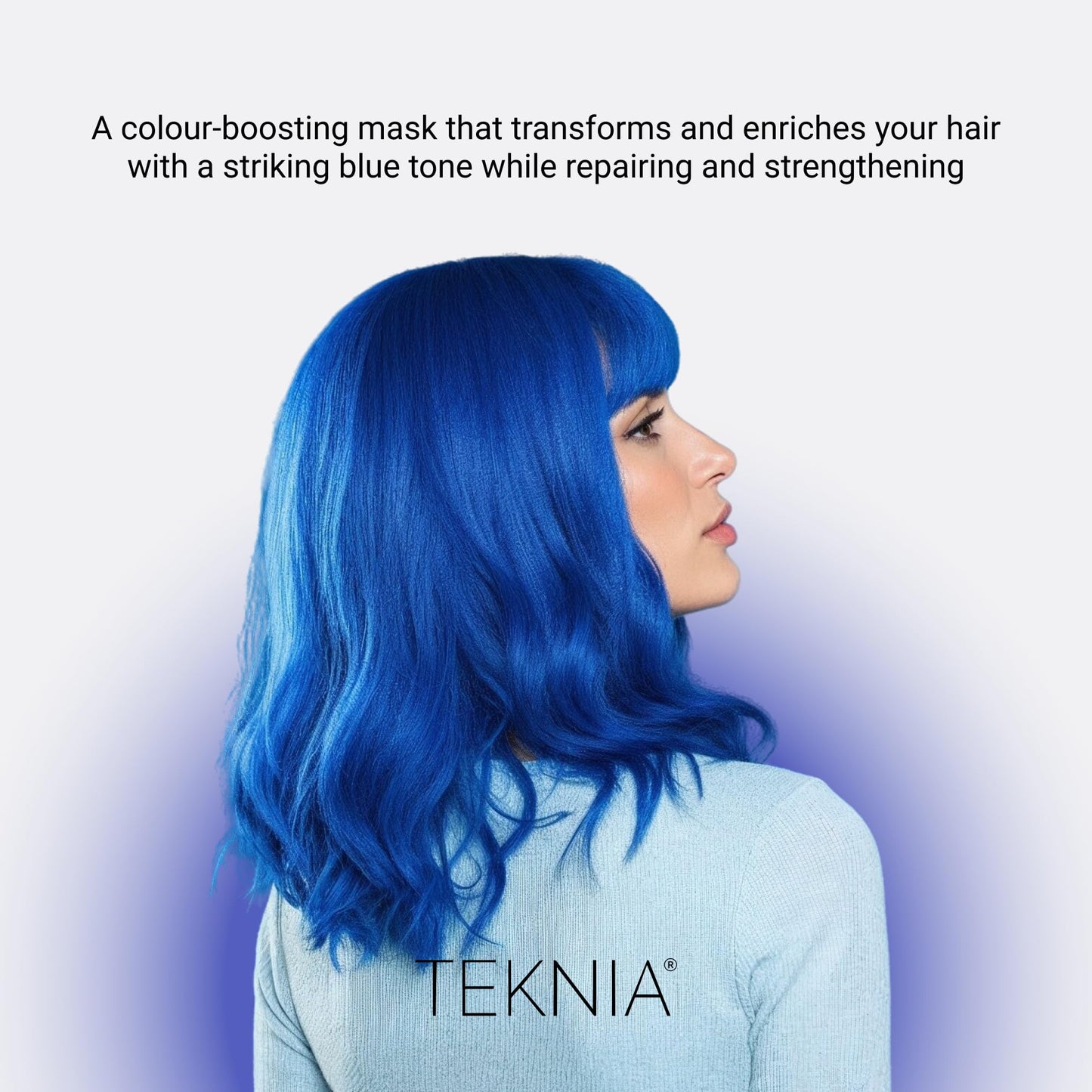 Lakmé Teknia Blue Creative Color Hair Mask, Color Depositing Conditioner for Blue Hair, 8.5 Fl Oz