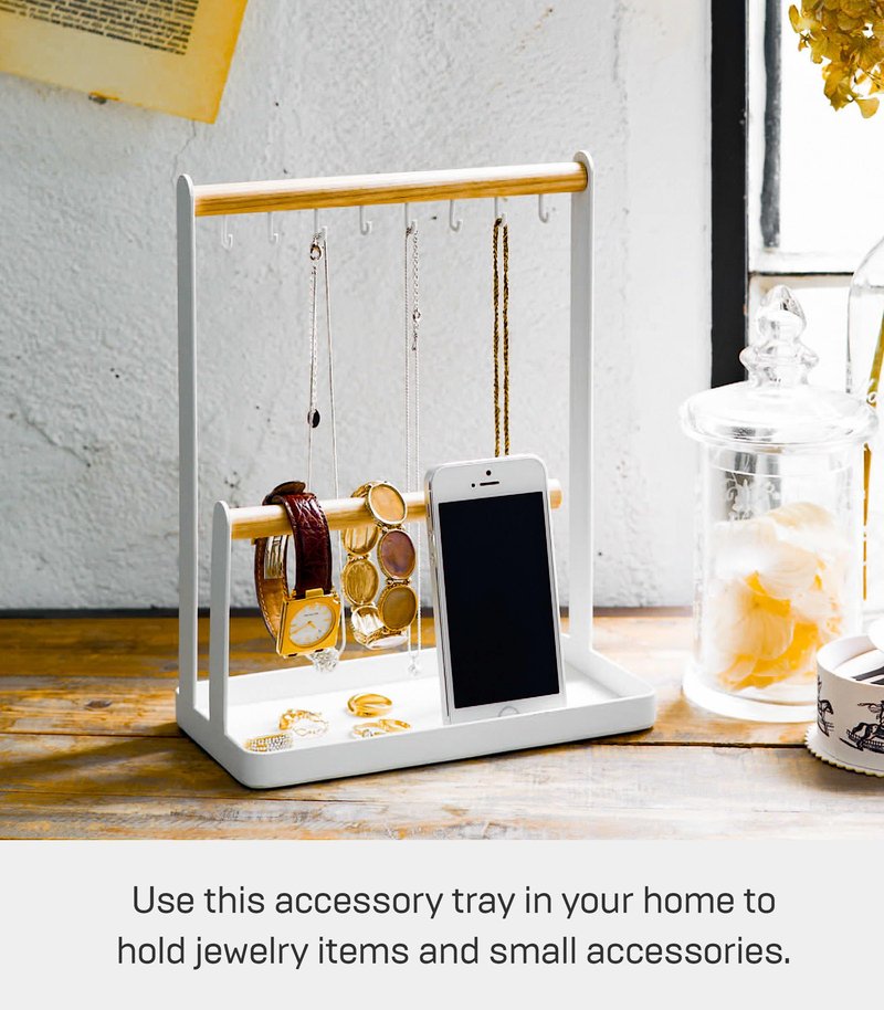 YAMAZAKI Home Accessory Stand - Jewelry Holder & Organizer Storage