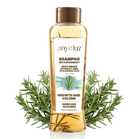 ANYELUZ Rosemary Shampoo for Stronger Hair with Hyaluronic Acid, 16.9 Fl Oz
