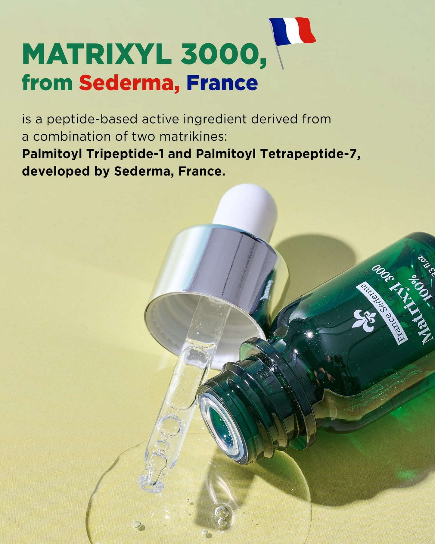 THEPURI Matrixyl 3000 Peptide Serum [2-Pack Value] (10ml x 2) – Sederma France Firming Ampoule, DIY Mix-In Booster, Pure Peptide Complex Anti-Aging, Collagen Boosting Wrinkle Treatment