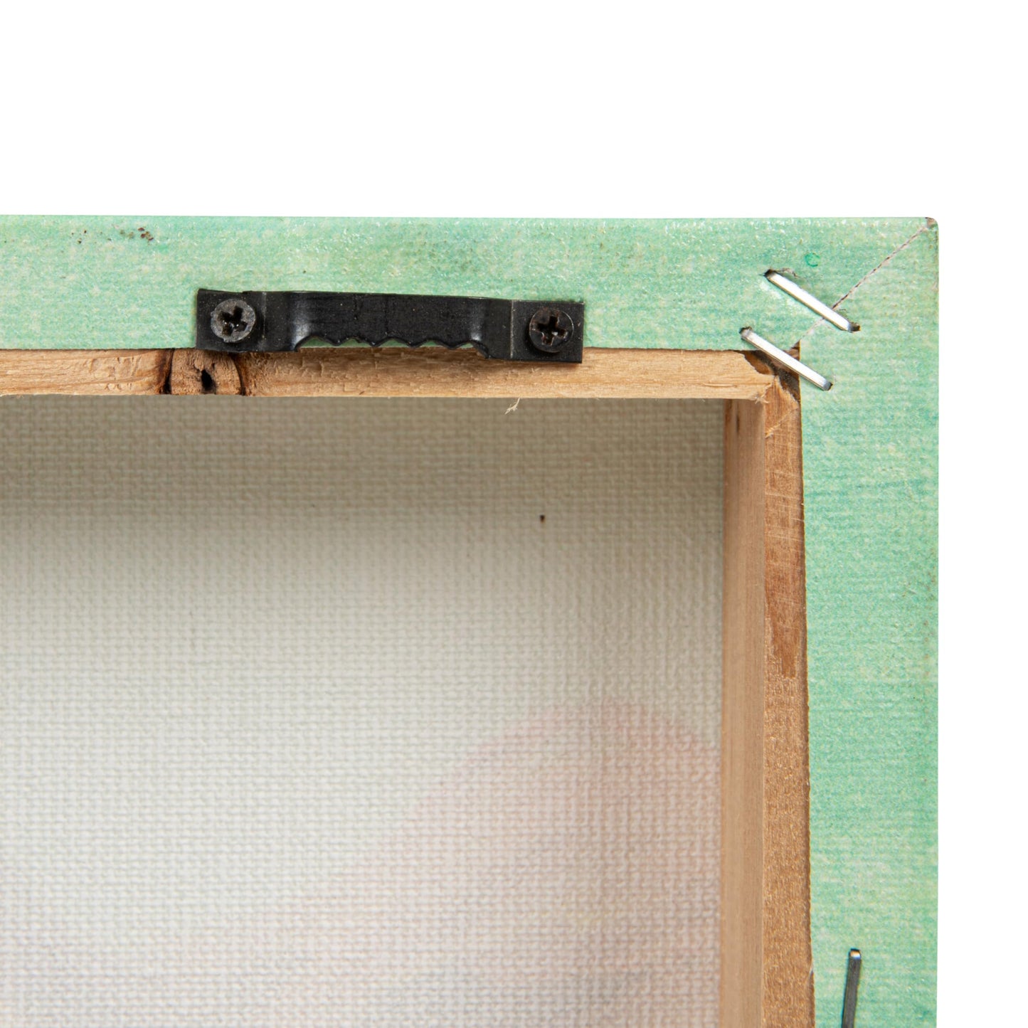 Creative Co-Op Canvas Wall Décor with Cow Image