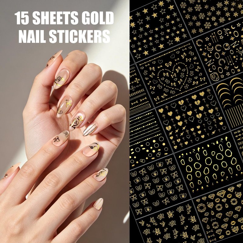 Teenitor Acrylic Nail Kit With Chrome Powder, Almond Tips, Art Brushes, Charms, 3D Gel, Tools, Stand - Beginner Set