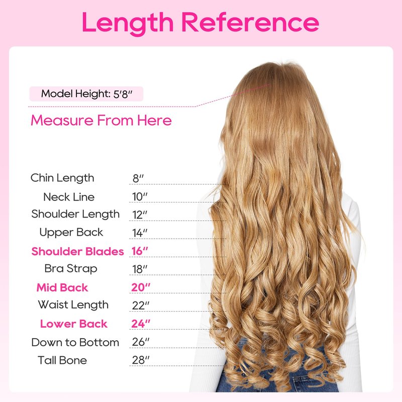 REECHO Curly Clip in Hair Extensions, 4PCS 24 inch Long Hair Extensions Clip ins Lace Weft Natural Hairpieces for Women Daily, Strawberry Blonde