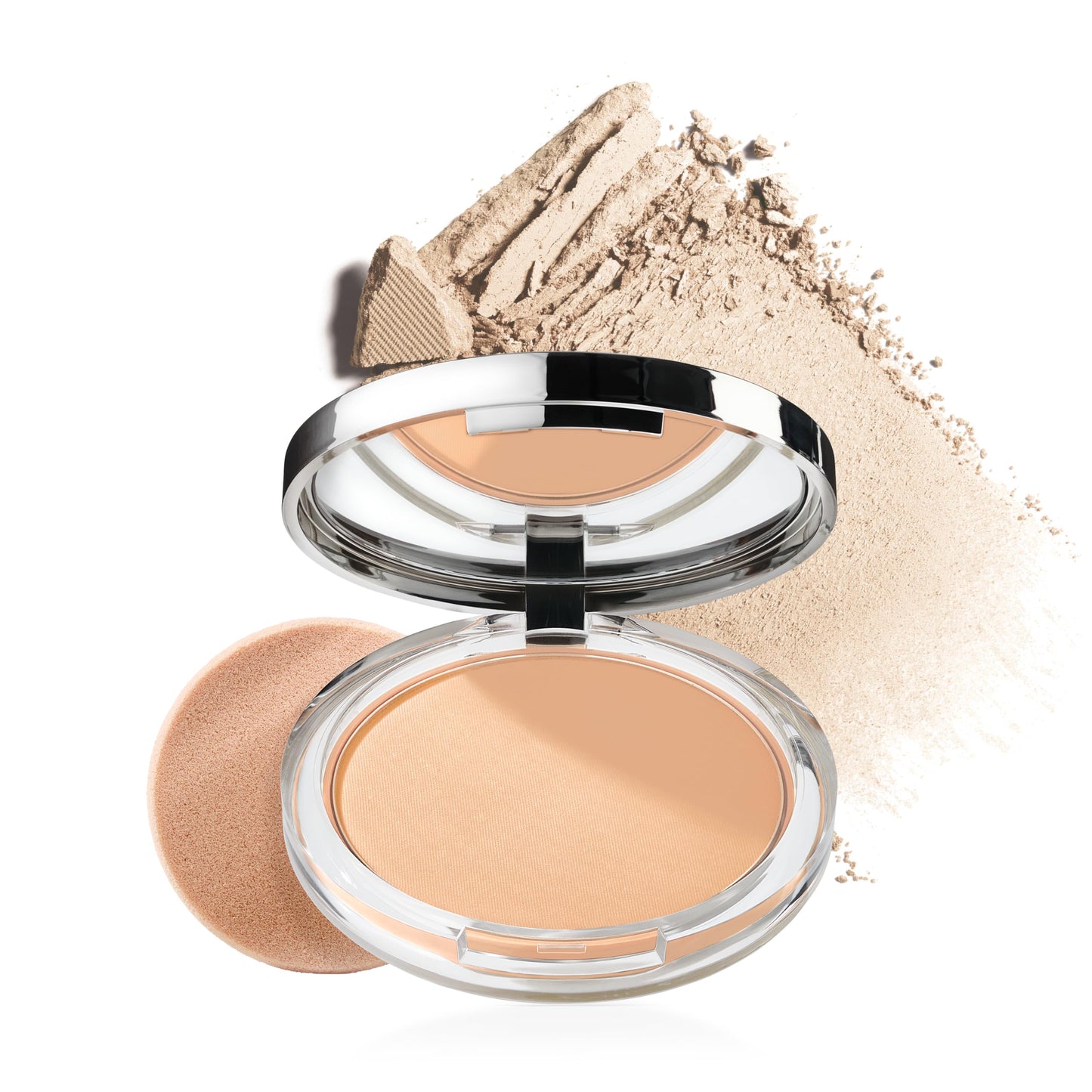 Clinique Stay-Matte Sheer Pressed Face Powder For Oily Skin Types | Sheer Coverage | Minimizes Shine | Makeup & Setting Powder, Stay Neutral