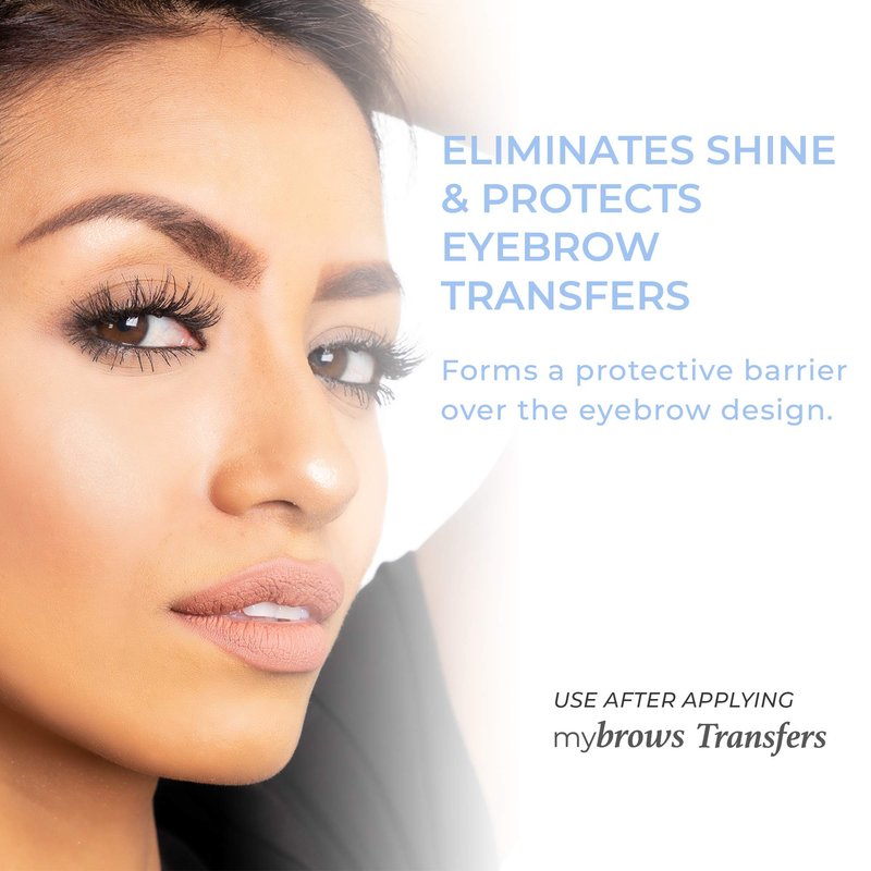 Godefroy Mybrows Post Application Solution To Extend the Life and Remove Shine for Temporary Tattoos, Eyebrow Transfers, & Brow Stamps, .27 Oz