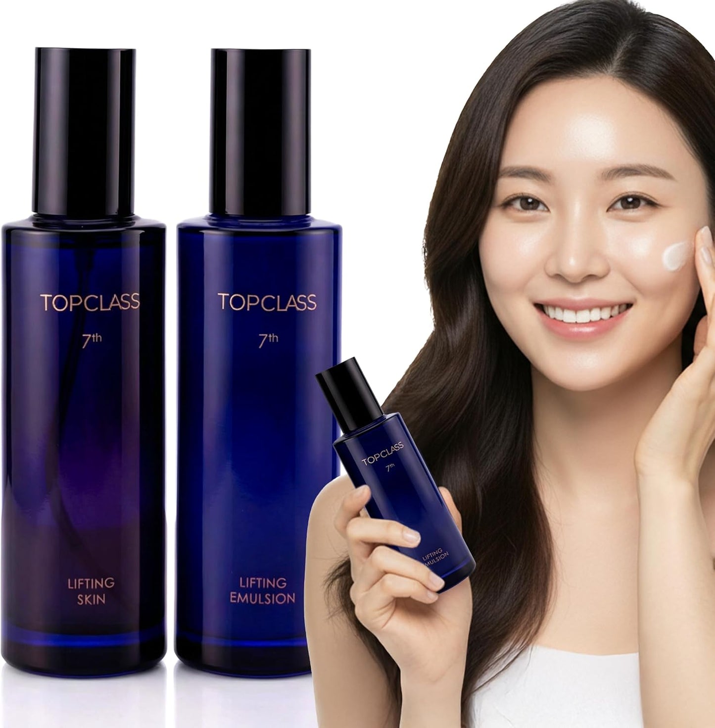 Lifting Duo Set - Firming Toner & Emulsion with Triple Collagen | Anti-Aging Korean Skincare | 3.38 fl oz Each