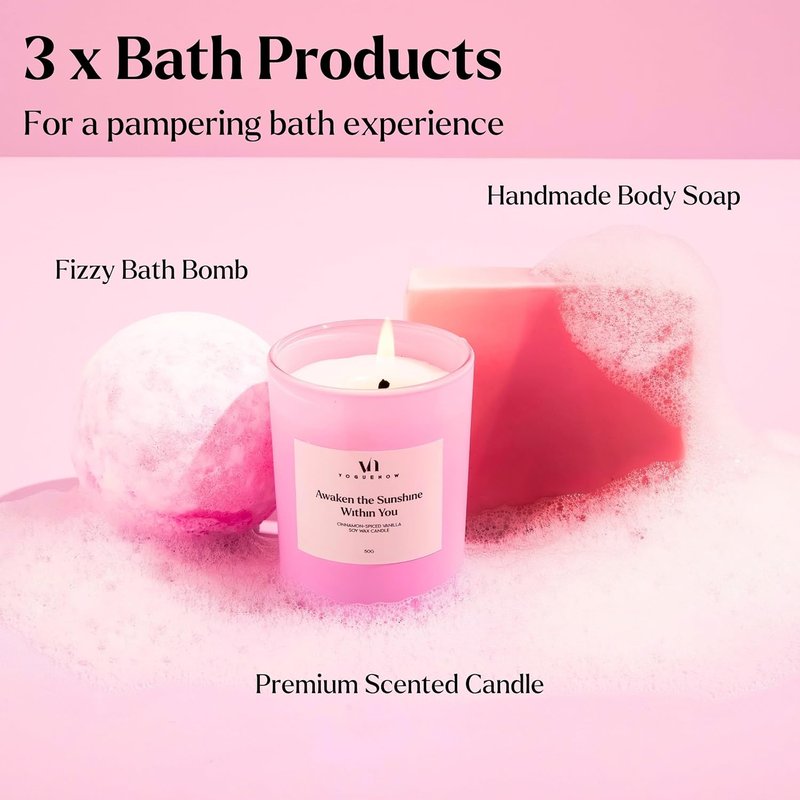 Self Care Spa Kit for Women - Premium Bath & Skin Care Gift Set | Ultimate Pampering Experience - 20-Piece Spa Gift Basket
