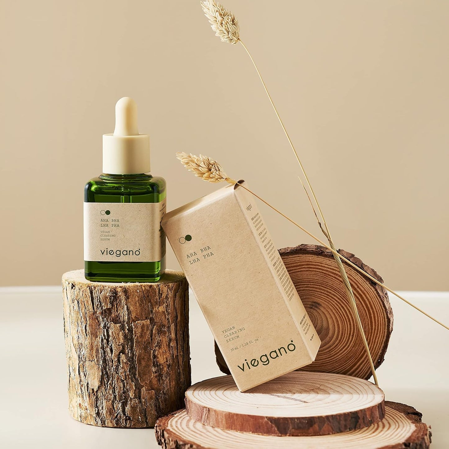 Acne Clearing Serum with Tea Tree Oil - AHA BHA LHA PHA | Vegan Formula for Sensitive Skin | 35 mL