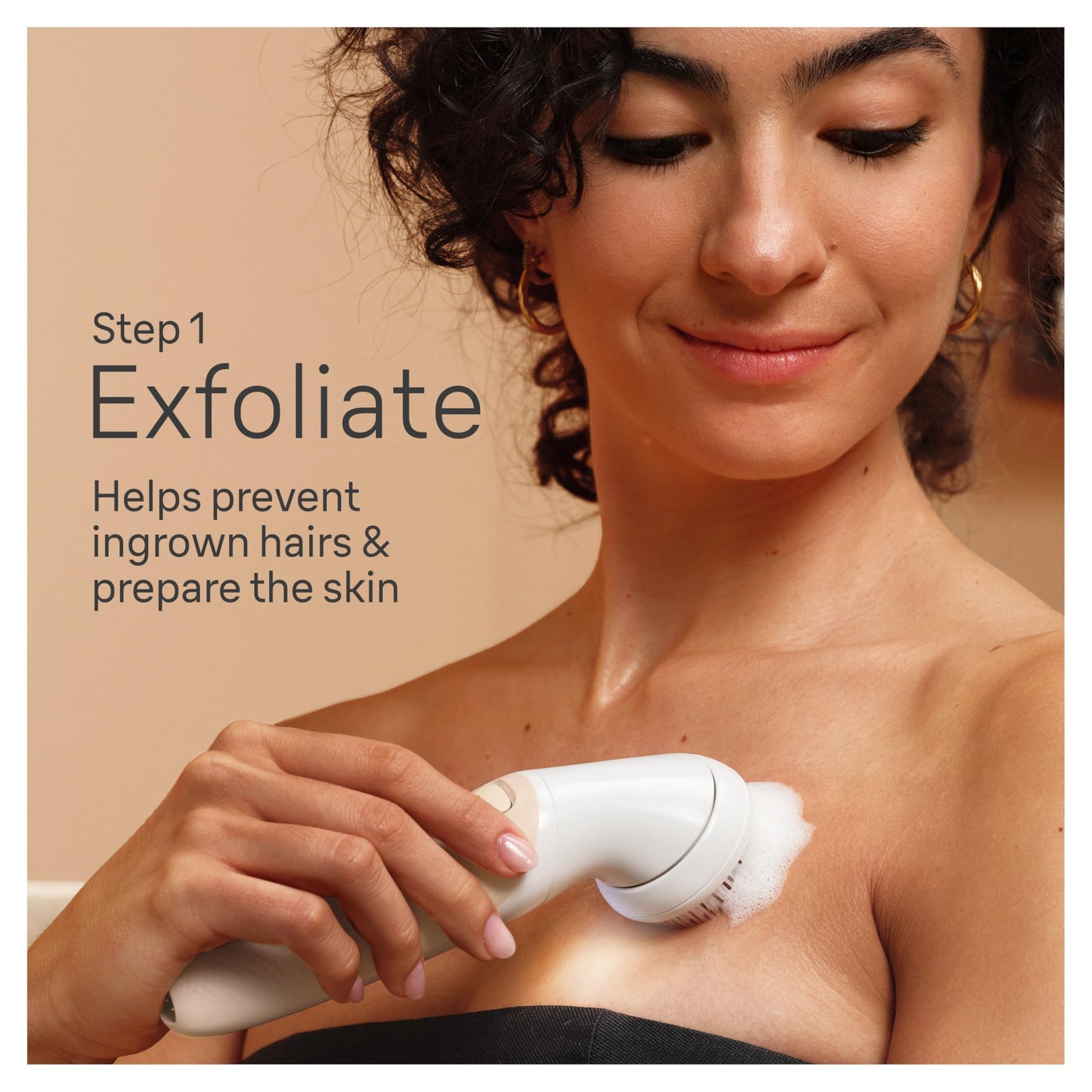 Braun Epilator Silk-épil 9 Flex SkinSpa, Hair Removal Device, 360 Flex and Pivoting Head, Wet and Dry, Includes Shaver Head, Trimmer Comb, Massage Pad, Exfoliation Brush and BodyTrimmer, SES9-481 3D
