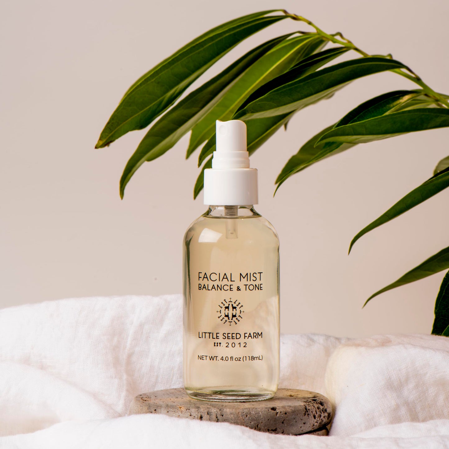 Little Seed Farm Balancing Facial Mist & Toner – Witch Hazel Toner & Pore Minimizer, Net Wt. 4 fl oz | 118ml