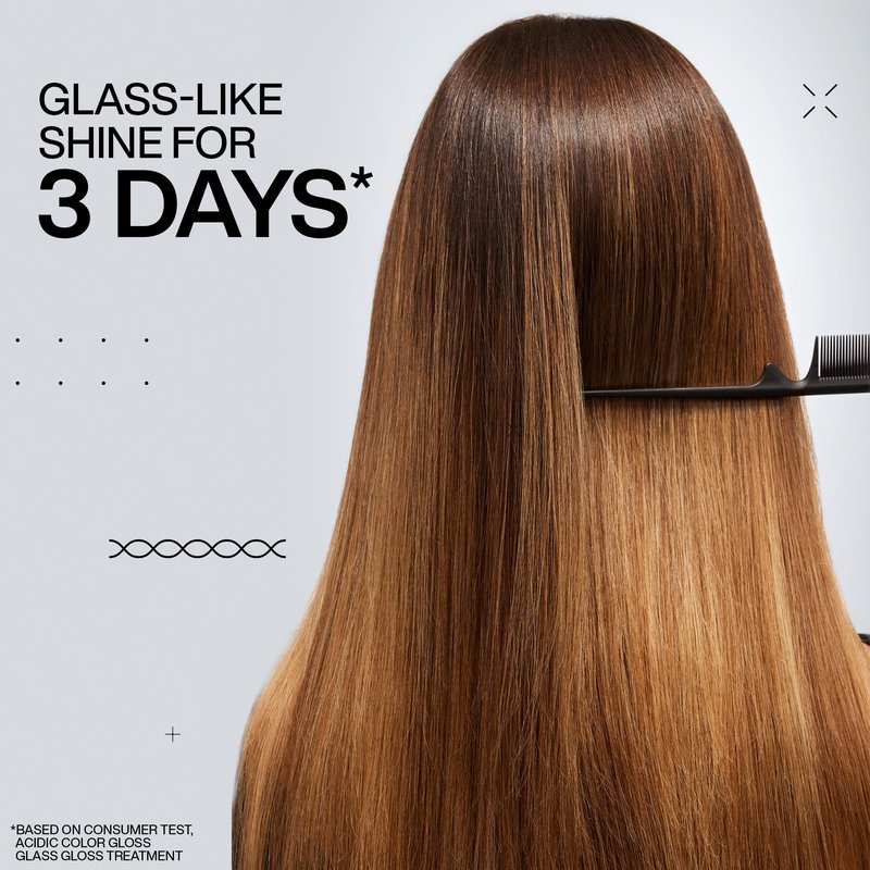 Redken Acidic Color Gloss Sulfate-Free Shampoo, Conditioner, and Glossing Treatment Set For Color-Treated Hair - Preserves Vibrancy and Extends Shine With Citric Acid & Apricot Oil