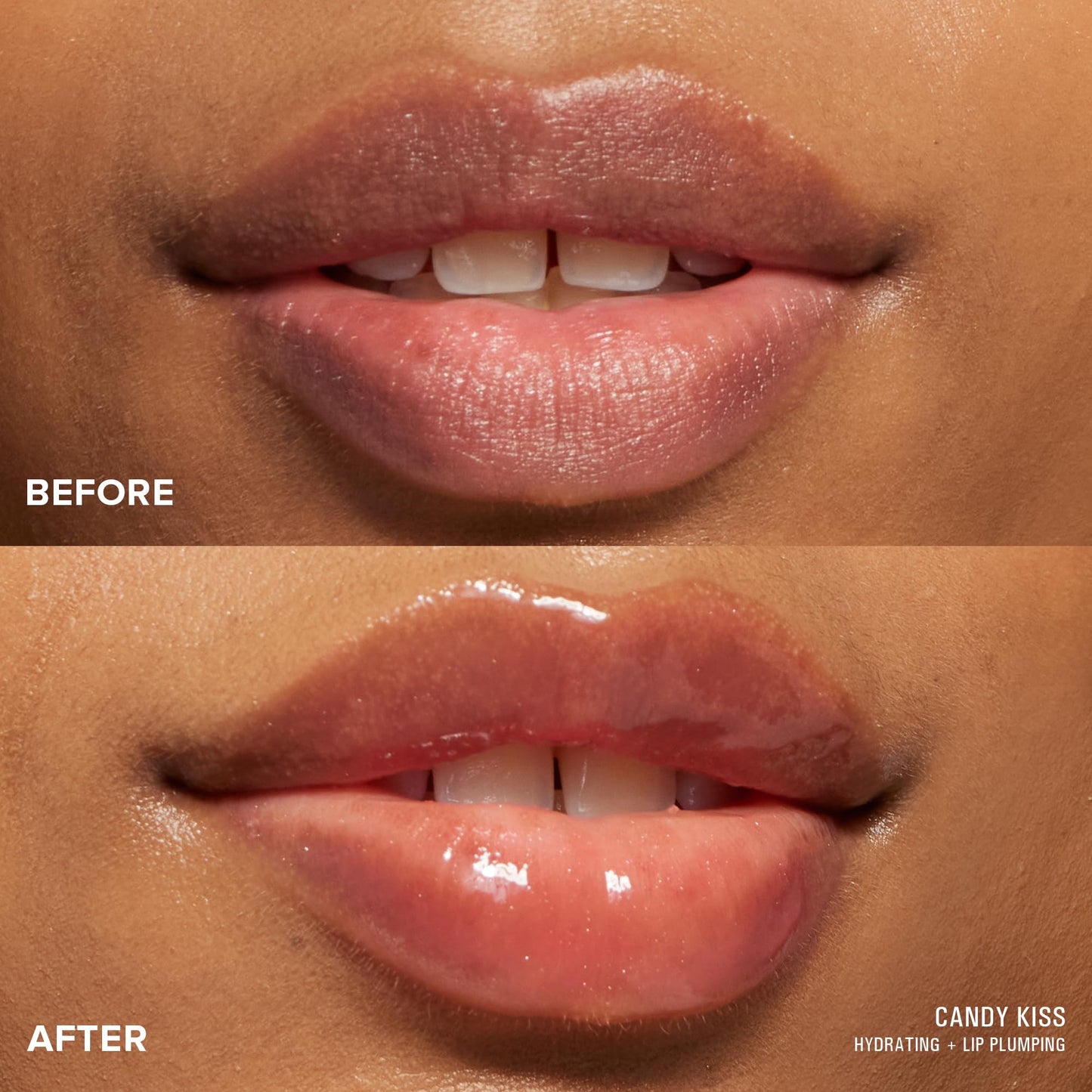 Nudestix Hydrating Peptide Lip Butter – Glossy Lip Balm with Avocado, Shea Butter & 2% Peptides for Hydration & Plumping | Clean, Vegan & Cruelty-Free - Candy Kiss