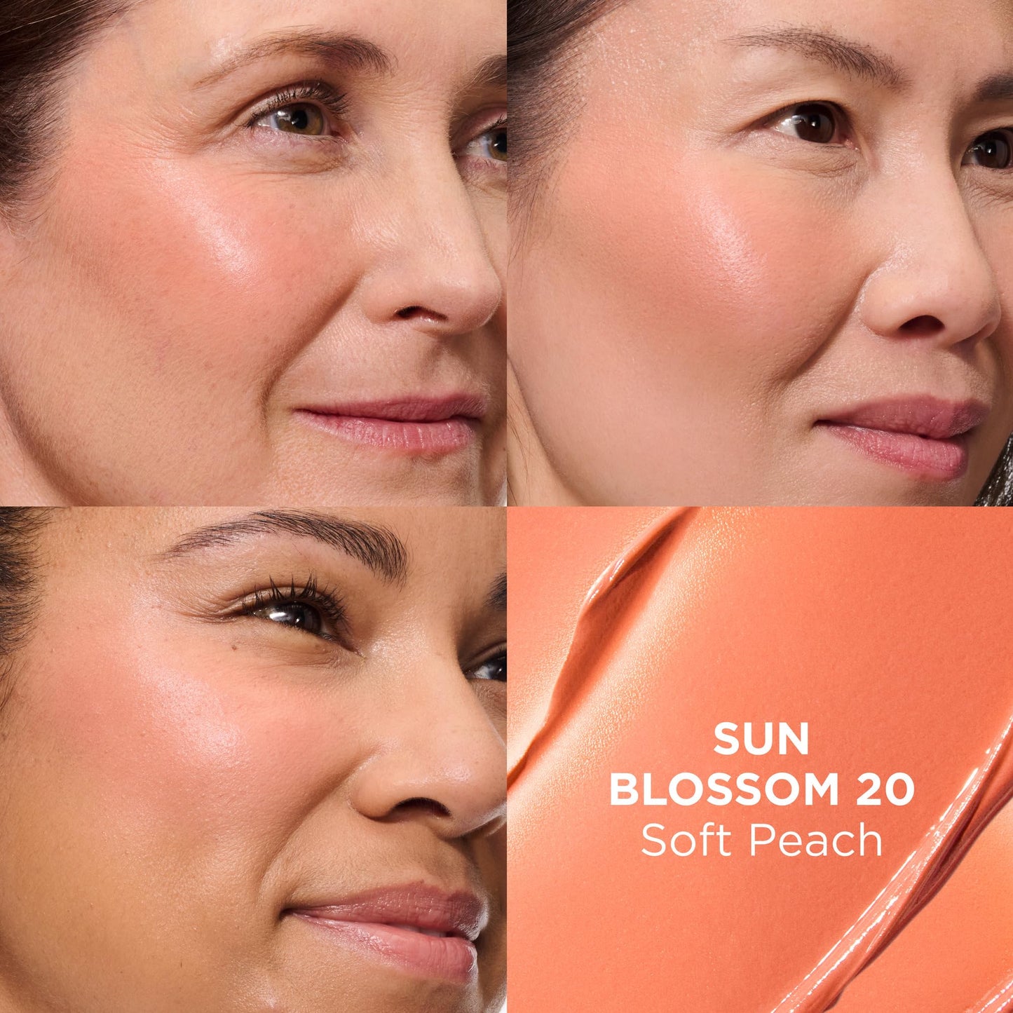 IT Cosmetics Do It All Serum Color Balm Sun Cream Blush & Bronzer, Sun Blossom - Blendable & Buildable, Lift, Reshape, All-Over Color, 24HR Hydration, Hyaluronic Acid, Peptides & Vitamin E - 0.63 oz