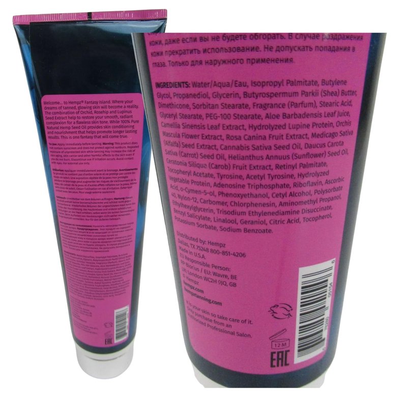 Hempz Fantasy Island Dark Tan Maximizer Indoor/Outdoor 9.5oz