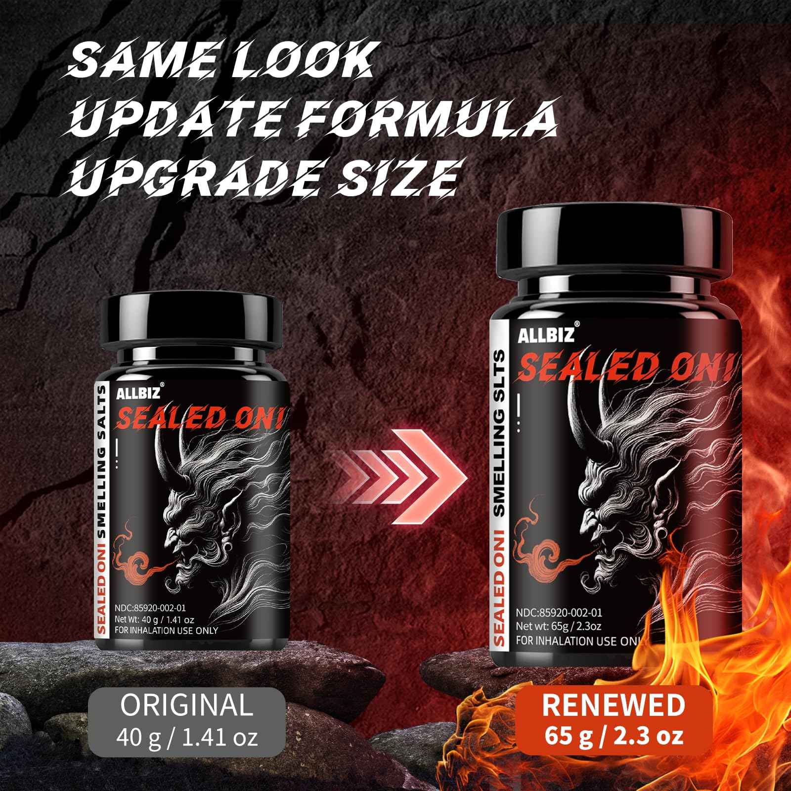 Potent Smelling Salts - Sealed-Oni - Long Lasting Water-Activated Ammonia Inhalant for Athletes in Hockey, Weightlifting and Powerlifting - Instant Energy, Enhanced Focus & Motivation