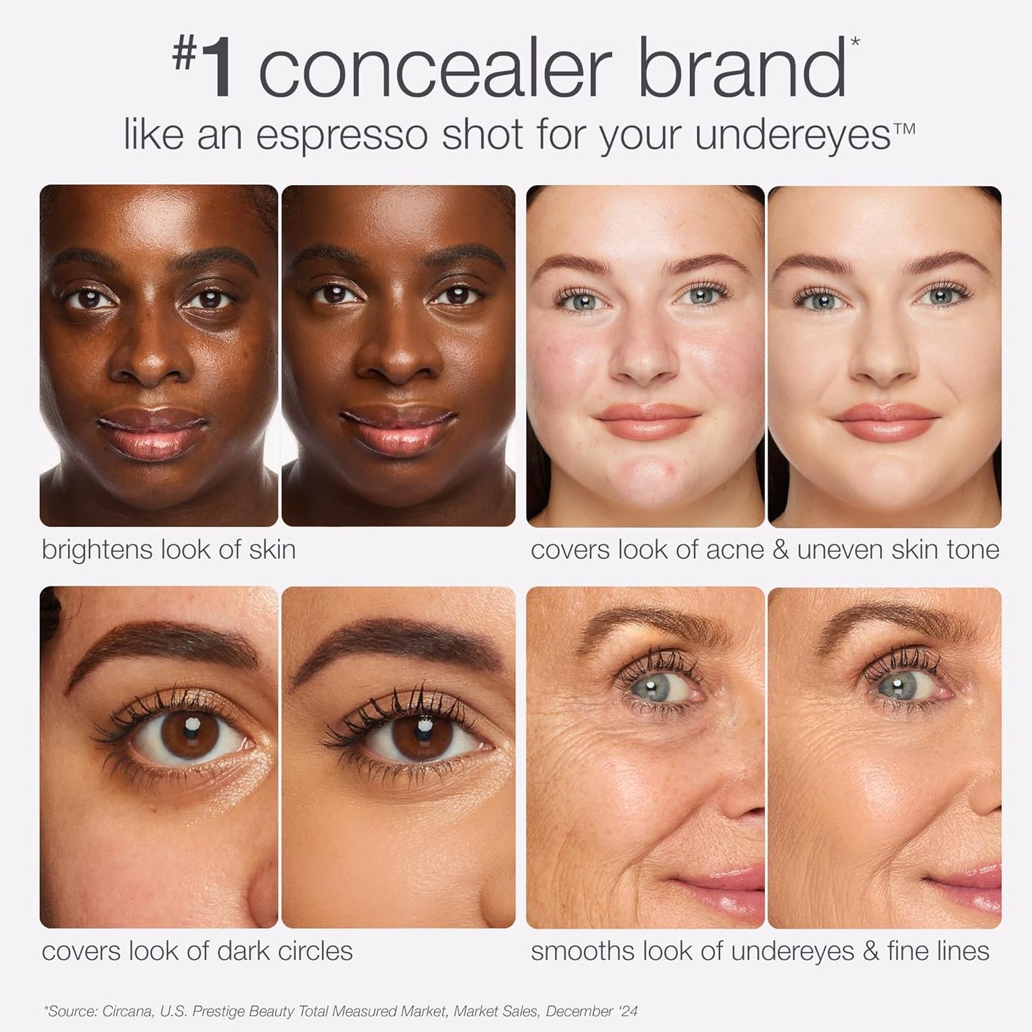 Tarte Shape Tape Concealer - Full Coverage Hydrating Formula with Eye Cream | Matte Finish for Redness & Fine Lines