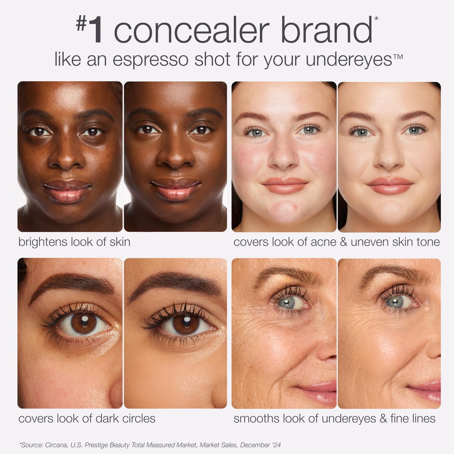 tarte shape tape creamy concealer – Full Coverage Makeup with Built-In Eye Cream, 24HR Hydrating Natural Moisturizing Matte Finish for Redness & Fine Lines, Vegan & Cruelty-Free, full size, 44H