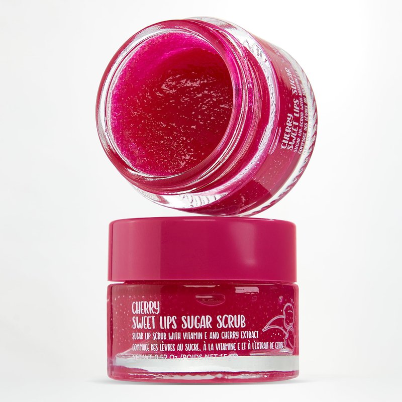 W7 Sweet Dreams Lip Care Trio - 3 Piece Set - Overnight Lip Mask, Lip Balm & Lip Scrub - Cherry