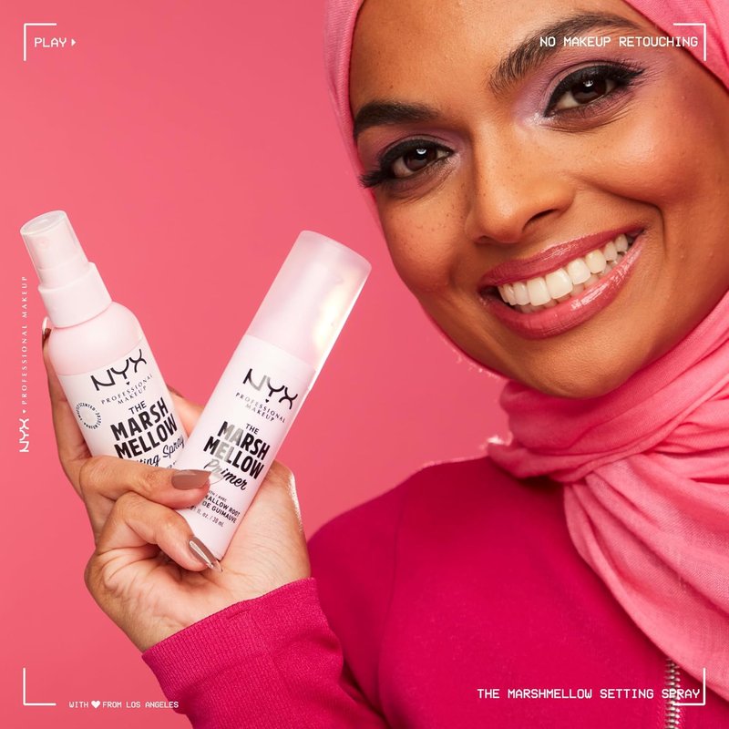 NYX Professional Makeup Marshmellow Smoothing Primer - Vegan Face Primer with 10 Skin Benefits