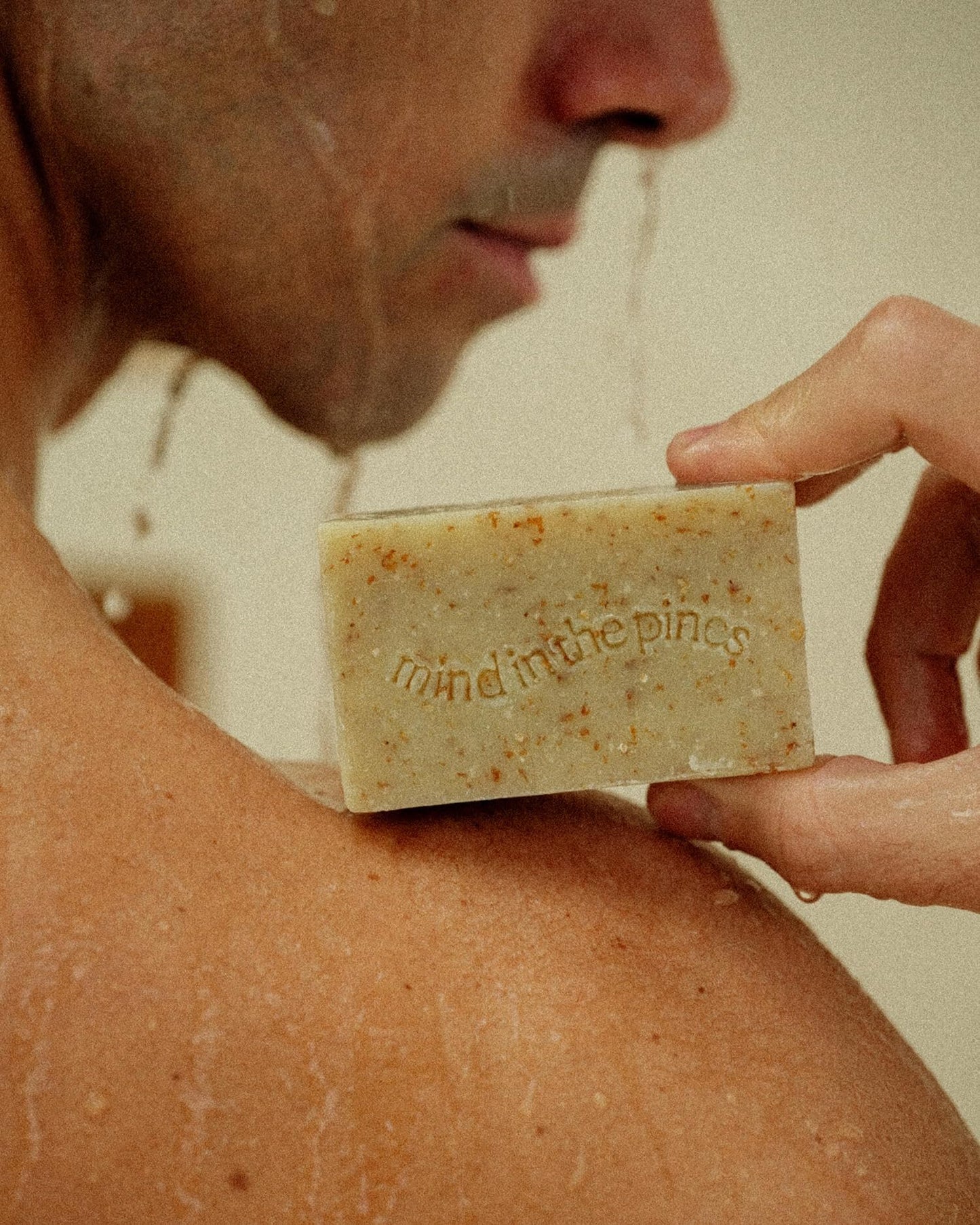Jackfir The Bushwhacker Bar Soap - Certified Organic Exfoliating Bar Soap for Men - Moisturizing Body Bar with Coconut Oil, Olive Oil and Wheat Bran - EWG Verified, Vegan, Non Toxic, Sensitive Skin