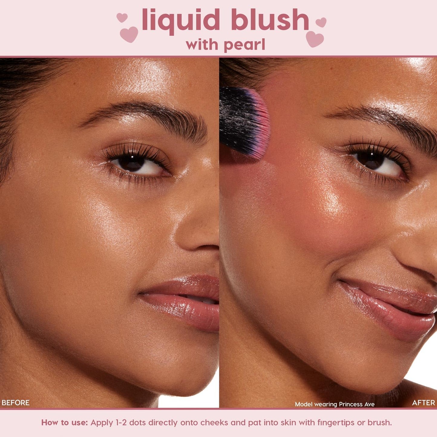 ColourPop Weightless Liquid Blush - Hydrating, Liquid Blush for Cheeks - Glowy, Pearl Finish with Hyaluronic Acid for a Healthy Glow - Designed with a Doe Foot Applicator - City Walk (0.3 Fl Oz)