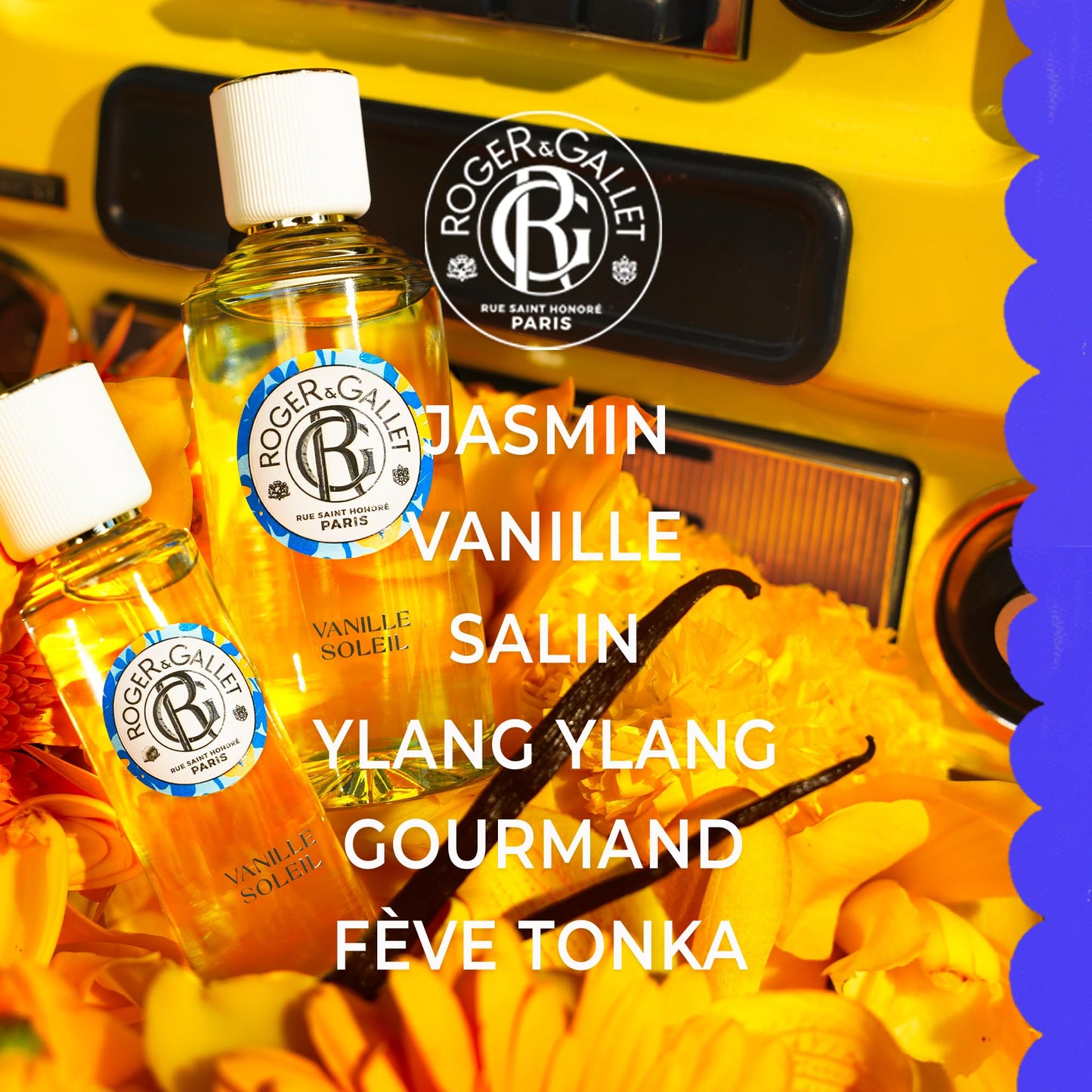 ROGER & GALLET Wellbeing Fragrant Water Spray – Light Eau Fraîche Body Mist with Natural Origin Ingredients, Refreshing Everyday Fragrance for Women | Vanilla Scent Fragrance Water (1 oz)