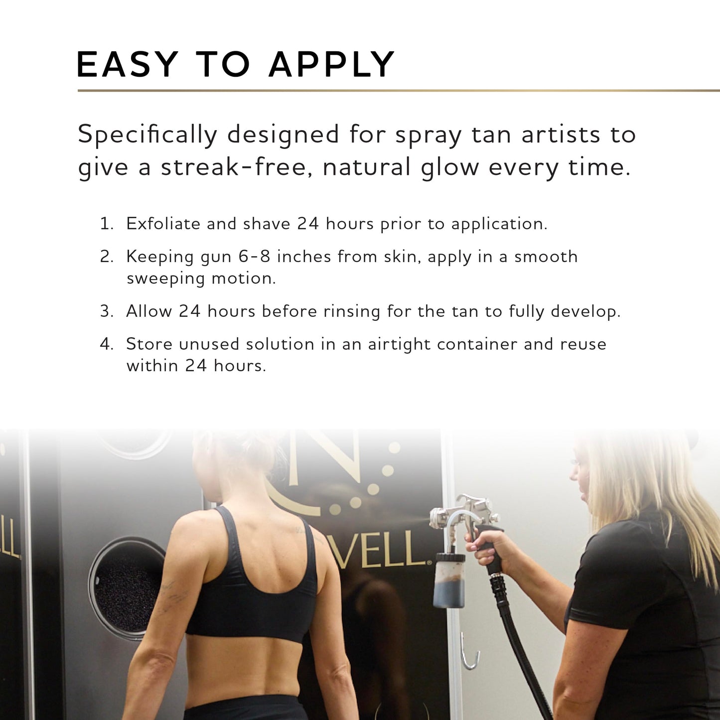 Norvell Premium Spray Tan Solution Double Dark 8 fl oz – Professional Sunless Tanning Formula for Deep Rich Bronze Glow, Streak Free, Fast Drying, Long Lasting Color