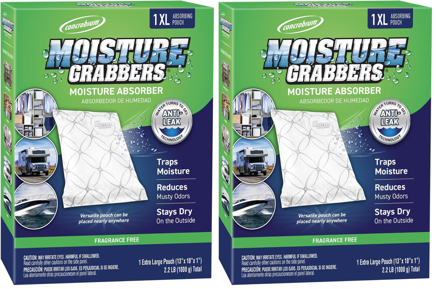 Concrobium Moisture Grabber XL, 35.3 oz (7651353) (Pack of 2)