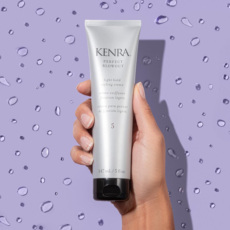 Kenra Professional Perfect Blowout 5 | Light Hold Styling Crème | Provides Thermal Protection | Increases All Over Body & Fullness | Lightweight Formula | All Hair Types | 5 fl. Oz (2-Pack)