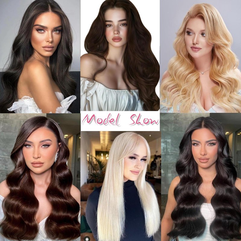 Jet Black Clip in Hair Extensions Real Human Hair 14inch Human Hair Clip in Extensions Black Human Hair Extensions Clip ins 100% Brazilian Remy Human Hair for Women Straight 8pcs Double Weft