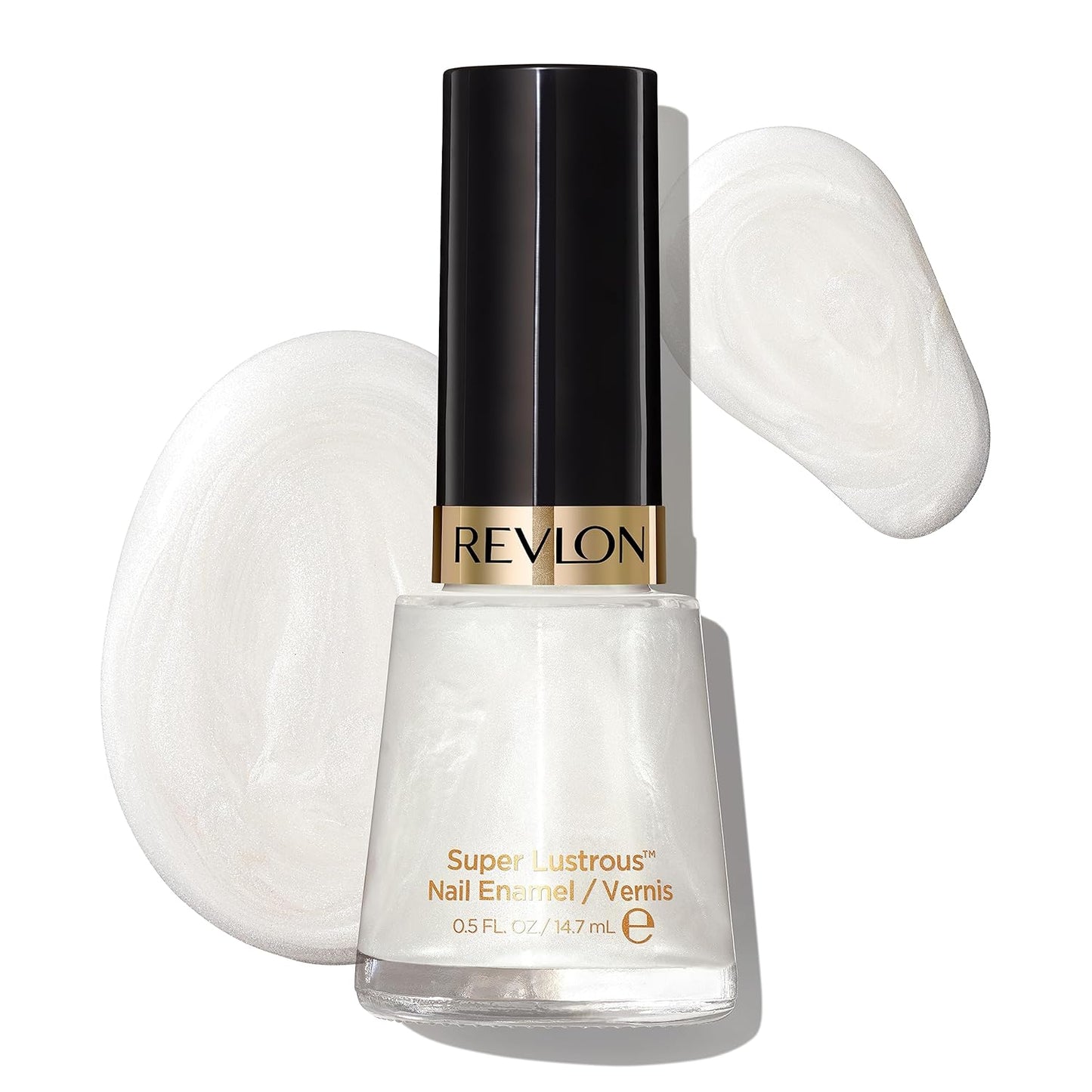 Revlon Super Lustrous Nail Polish - Chip-Resistant, Longwear Formula | 020 Pure Pearl, 0.5 fl oz