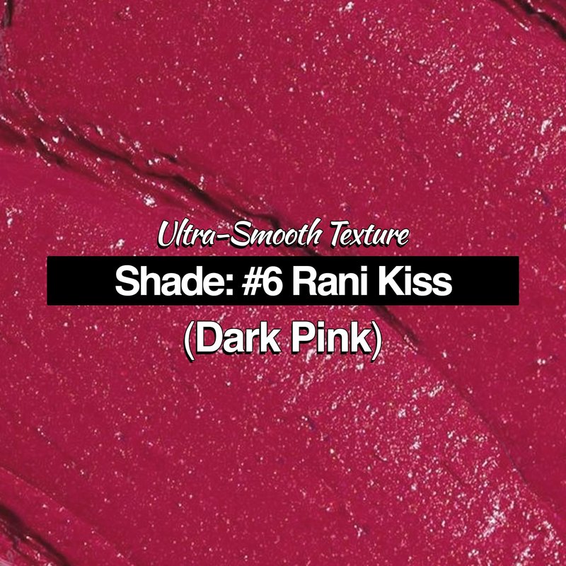 NOURISH MANTRA Creamy Matte Lipstick - Rani Kiss | Non-drying, Highly Pigmented Lipstick | Matte Finish | Enriched with Castor Oil & Vitamin E | 4 g