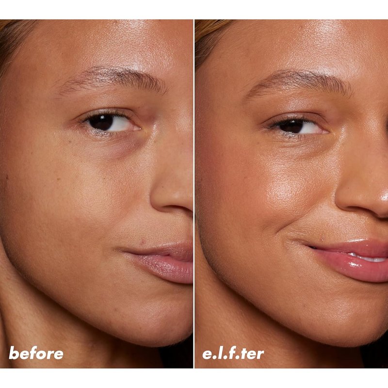 e.l.f. Halo Glow Skin Tint SPF 50 - Tinted Moisturizer for Light Buildable Coverage | Natural Glow, Vegan, 11 Tan Warm