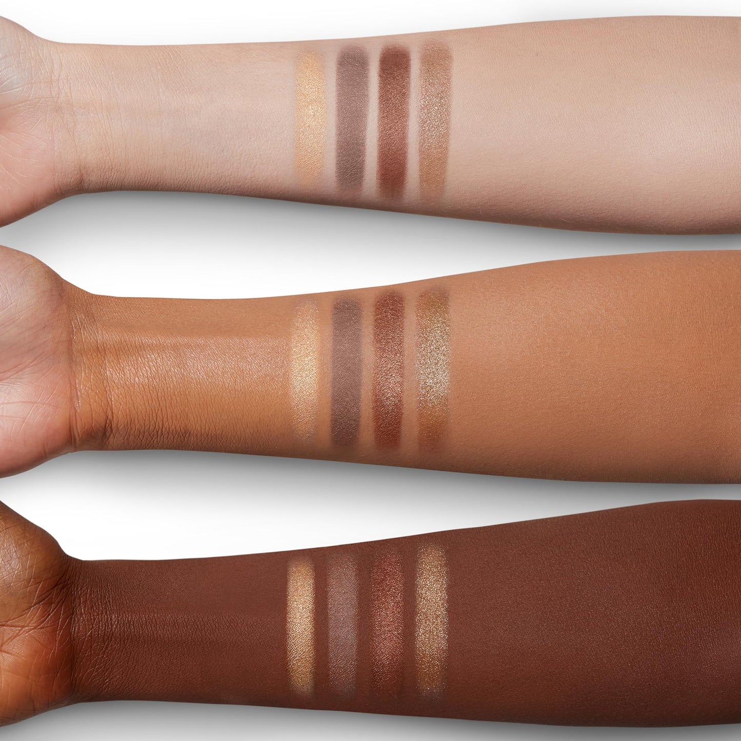 Charlotte Tilbury Luxury Palette Eyeshadow - Shimmer, Metallic & Satin Matte Eyeshadow Quad with a Rich Powder Formula - Includes 4 Complementary Shades - The Golden Goddess