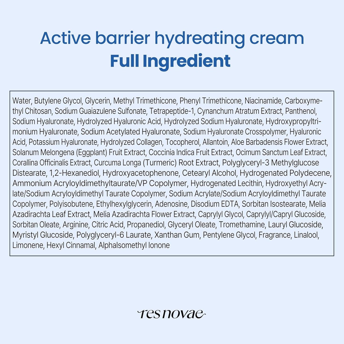 Active Barrier Hydrating Cream - Moisturizing Azulene & Rice Extract for Sensitive Skin | 1.7 fl oz (50ml)