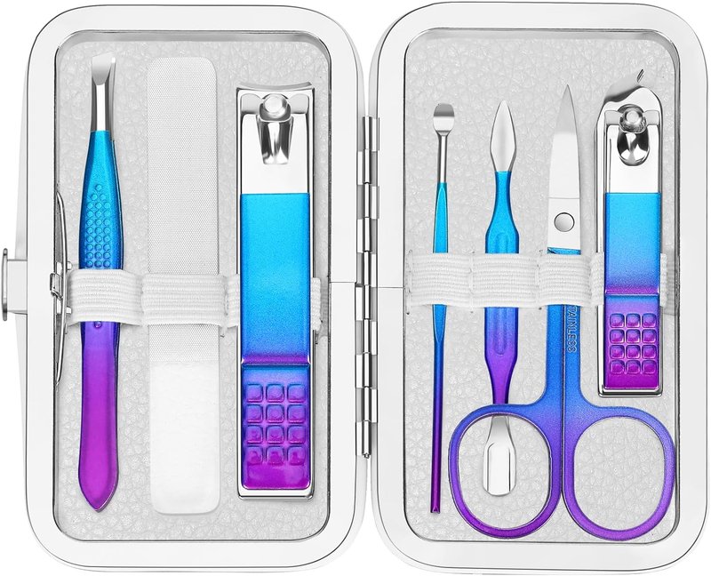 Manicure Set - Nail Clipper & Grooming Kit for Travel | Essential Nail Care Tools for Men & Women