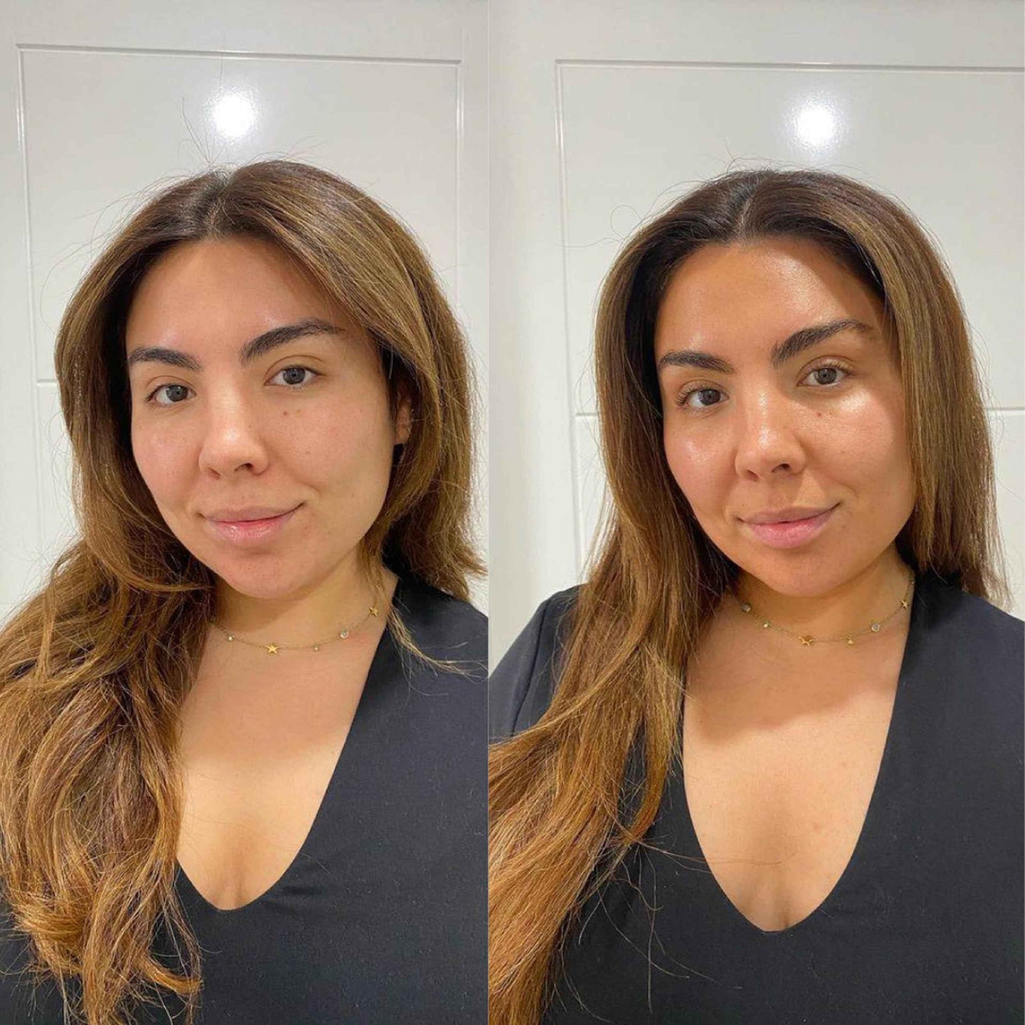 Skinny Tan Water Coconut Face Tanning Serum Drops - Enrich with Vitamin E and Aloe Vera - Helps Even Skin Tone - Enhance Your Complexion - Leaves Long-Lasting, Tropical Sun-Kissed Radiance - 1 oz