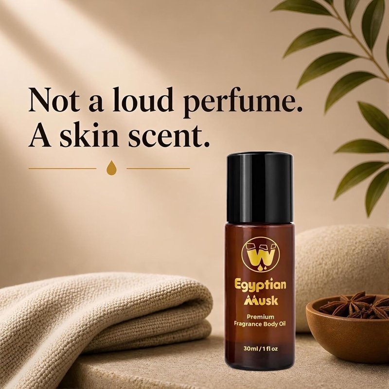 Egyptian Musk Oil - Versatile Roll-On & Glass Bottle Options | 0.33oz - 4oz Sizes