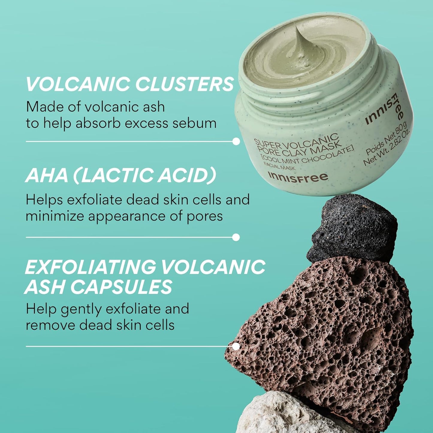 Innisfree Super Volcanic Clay Mask - Pore-Reducing Treatment for Oily Skin | Limited Edition Gift Sets Available